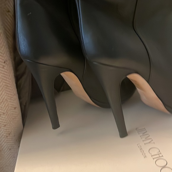Jimmy Choo - Black Over the Knee boots- Sz 37 - Picture 6 of 9